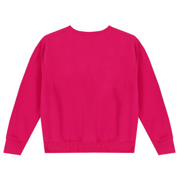 Girls Pink Logo Sweatshirt