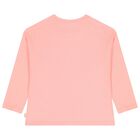 Girls Pink Butterfly Long Sleeve Top, 1, hi-res