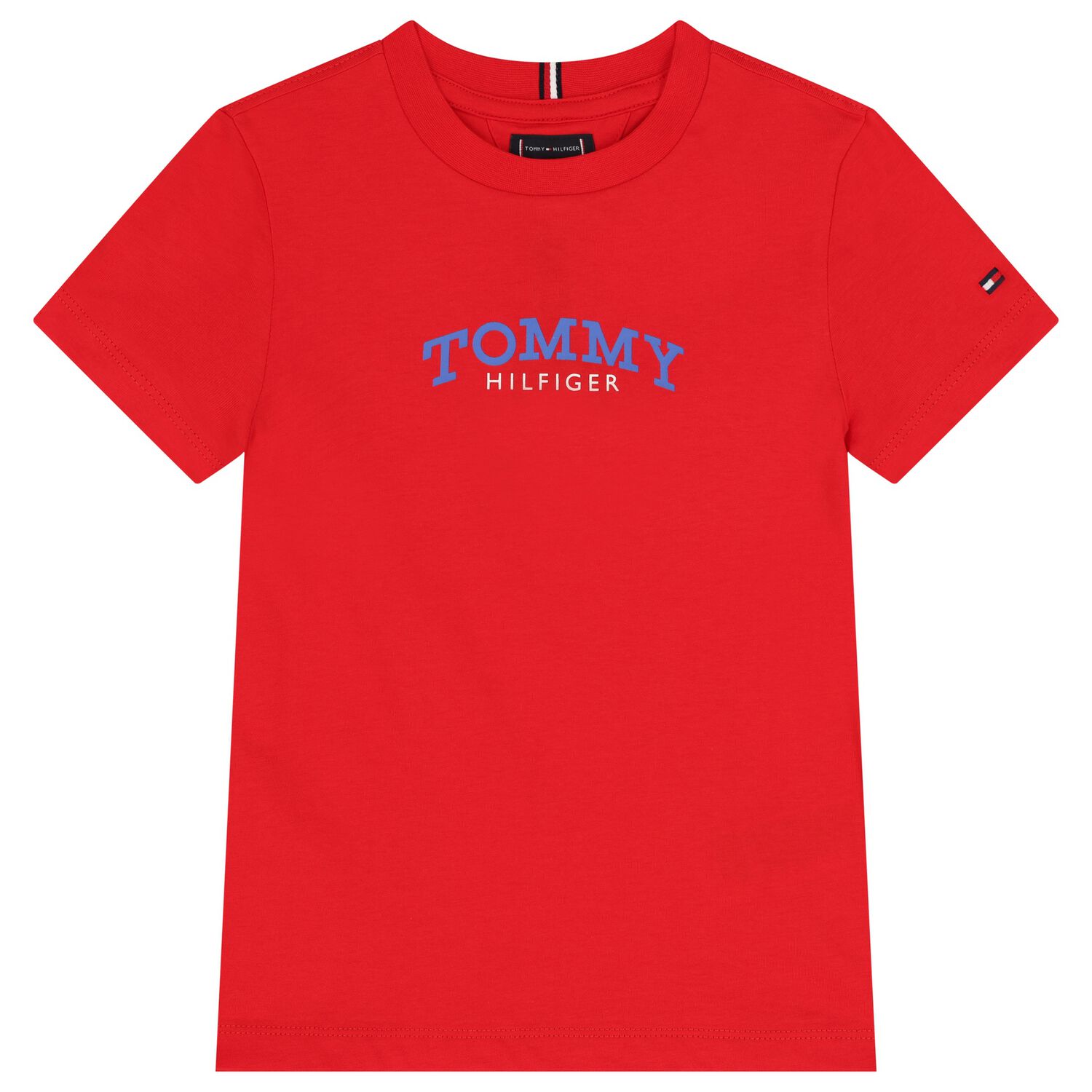 Boys Red Logo T-Shirt, 3, hi-res