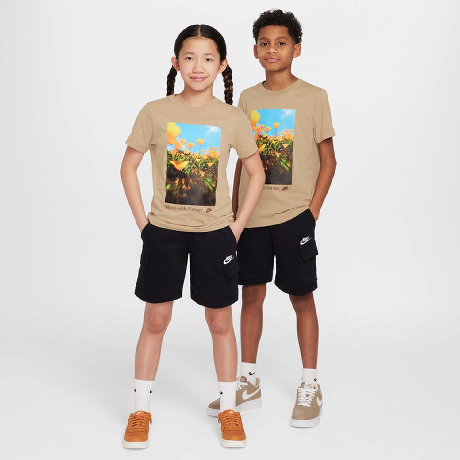 شورت بشعار أسود, 1, hi-res