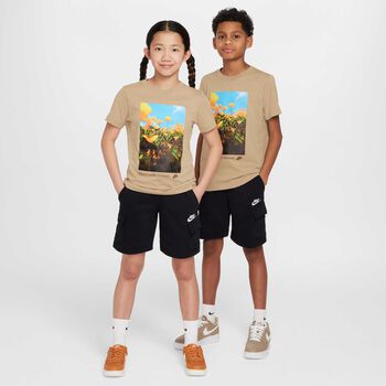 شورت بشعار أسود