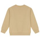Boys Beige Logo Sweatshirt, 1, hi-res