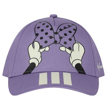 Girls Purple Minnie Mouse Bow Disney Cap