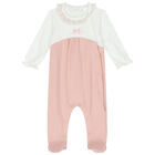 أفرول بنات باللون الزهري والعاجي ( 2 قطع), 1, hi-res