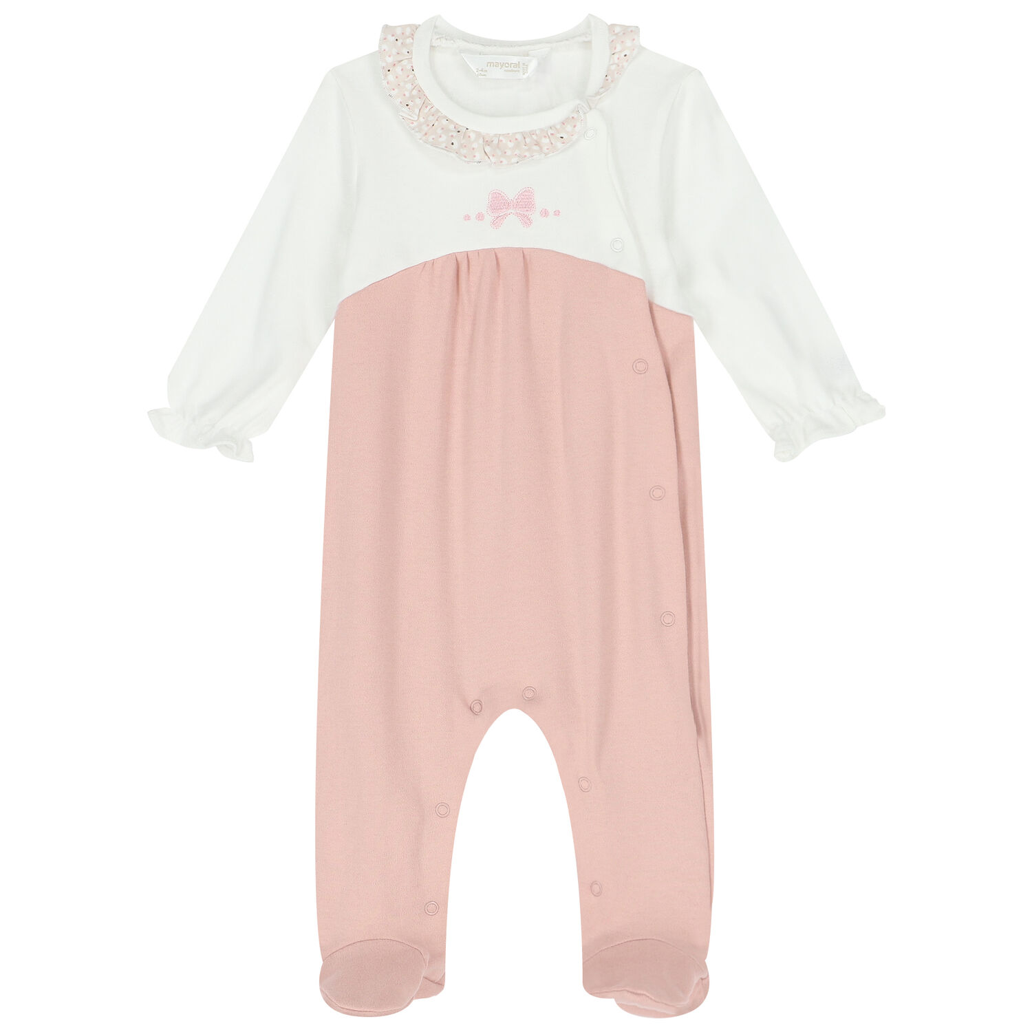 أفرول بنات باللون الزهري والعاجي ( 2 قطع), 1, hi-res image number null