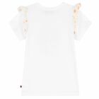 Girls White Logo T-Shirt, 2, hi-res