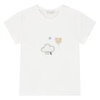 طقم شورت قطني باللونين الأبيض والأزرق للأولاد الصغار (قطعتان), 1, hi-res