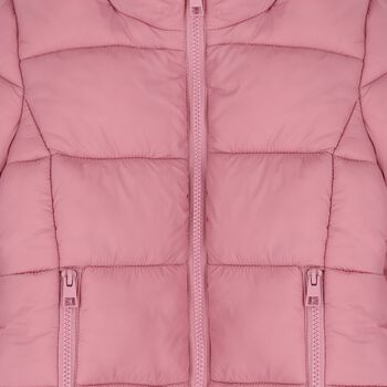 Girls Pink Puffer Jacket