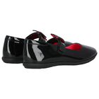 Girls Black Patent Leather Shoes, 1, hi-res