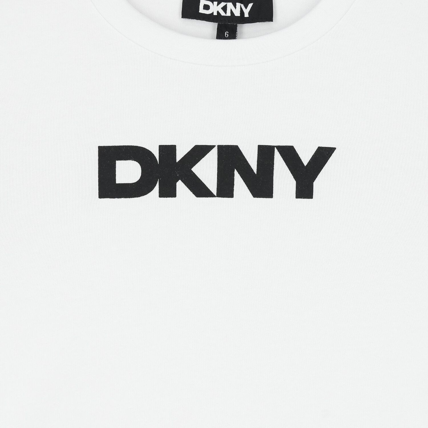 تي شيرت بالشعار  باللون الأبيض للبنات, 2, hi-res image number null