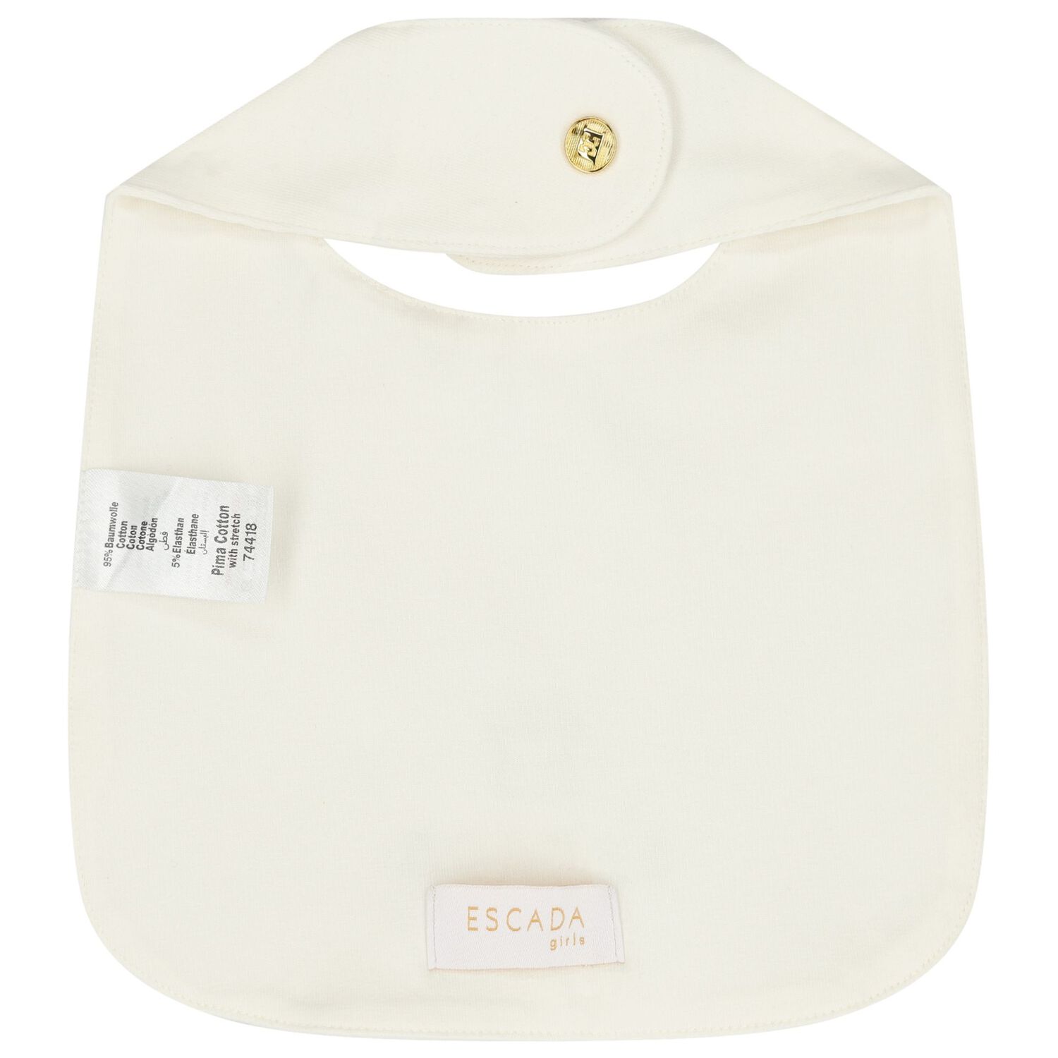 Ivory Logo Baby Bib, 1, hi-res