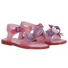 Younger Girls Pink Butterfly Sandals, 2, hi-res