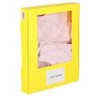 طقم بدلة رياضية بنات بالشعار باللون الوردي للأطفال, 1, hi-res