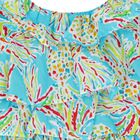 Girls Blue Pineapple Dress, 1, hi-res