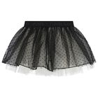 Younger Girls Ivory & Black Logo Skirt Set, 1, hi-res