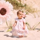 فستان بنات بطبعه الزهور باللون الوردى, 1, hi-res