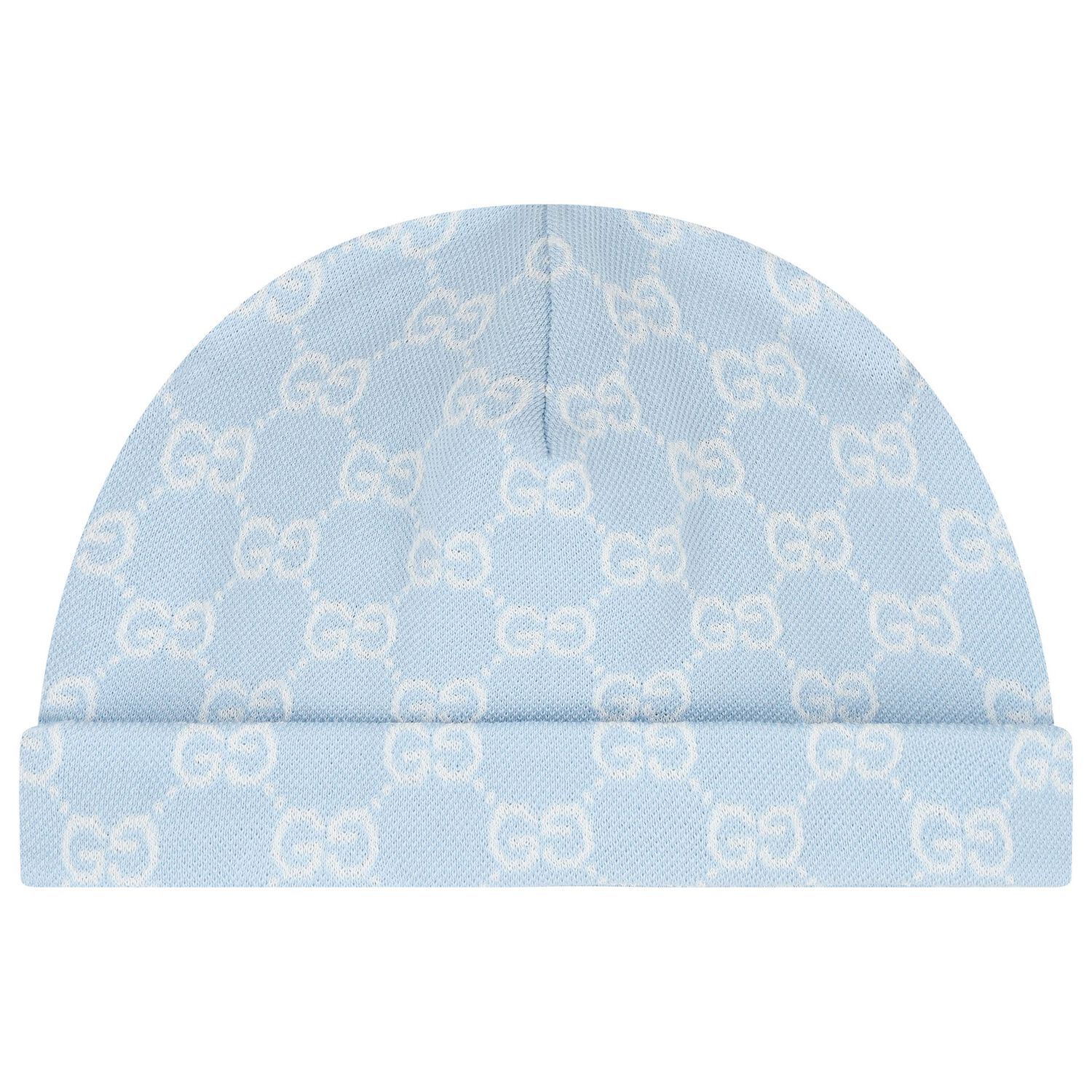 Baby Boys Blue GG Logo Romper Gift Set, 1, hi-res