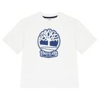 Boys White Logo T-Shirt, 2, hi-res