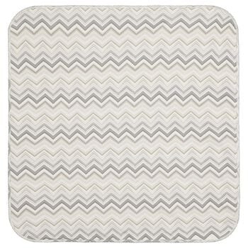 Grey Zig Zag Baby Blanket