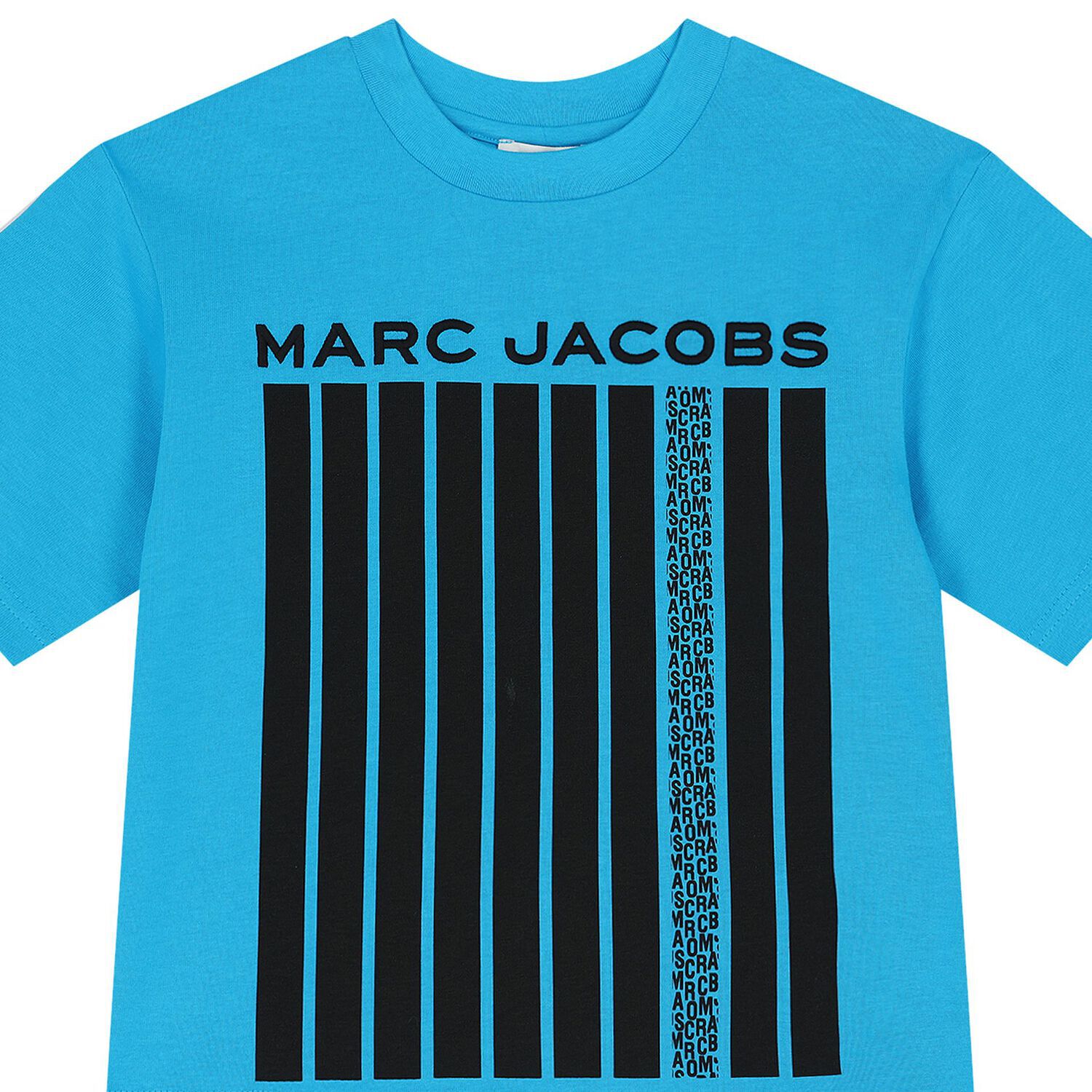 تيشيرت أولاد بالشعار باللون الأزرق, 1, hi-res image number null