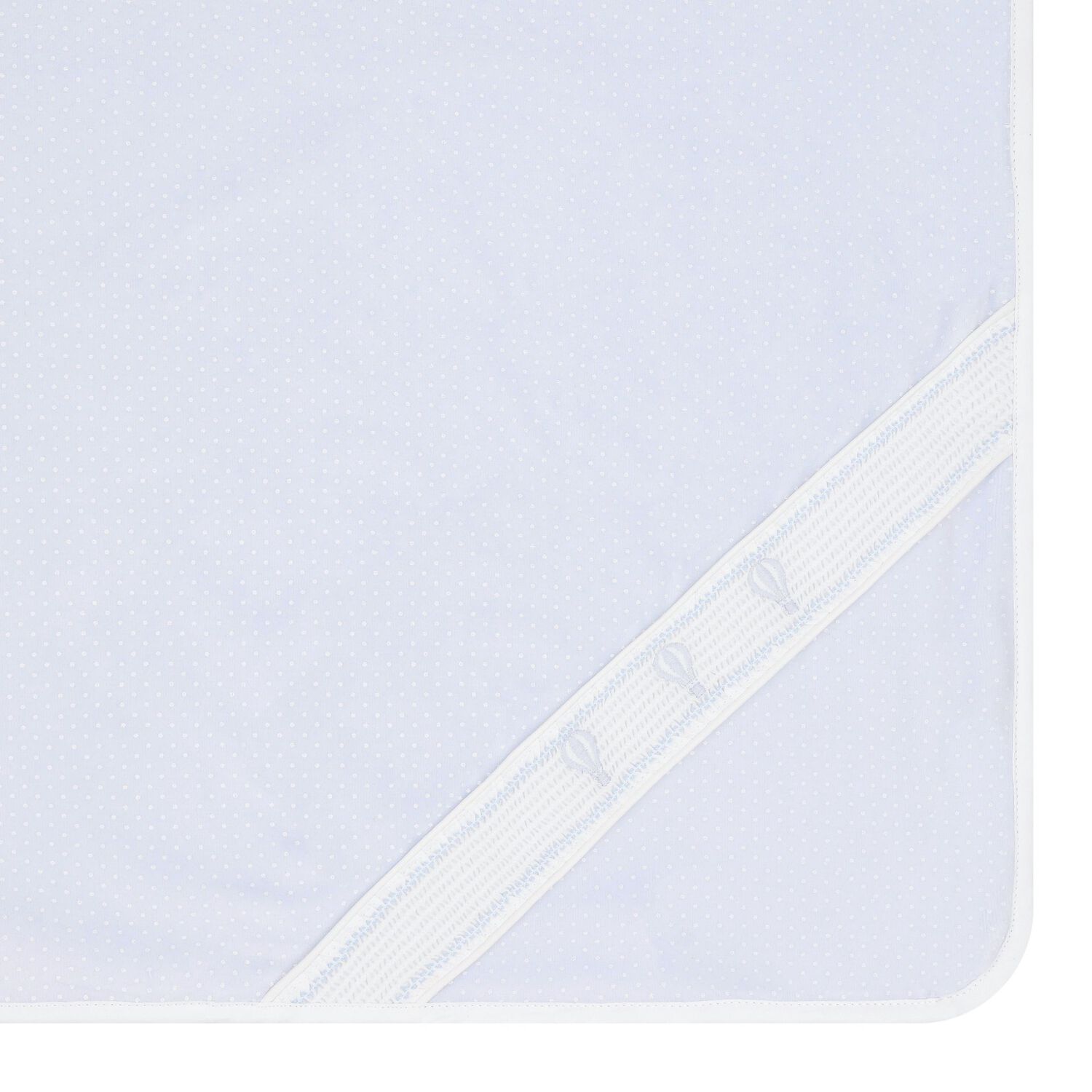 بطانيه اولاد منقطه باللون الازرق والابيض , 1, hi-res