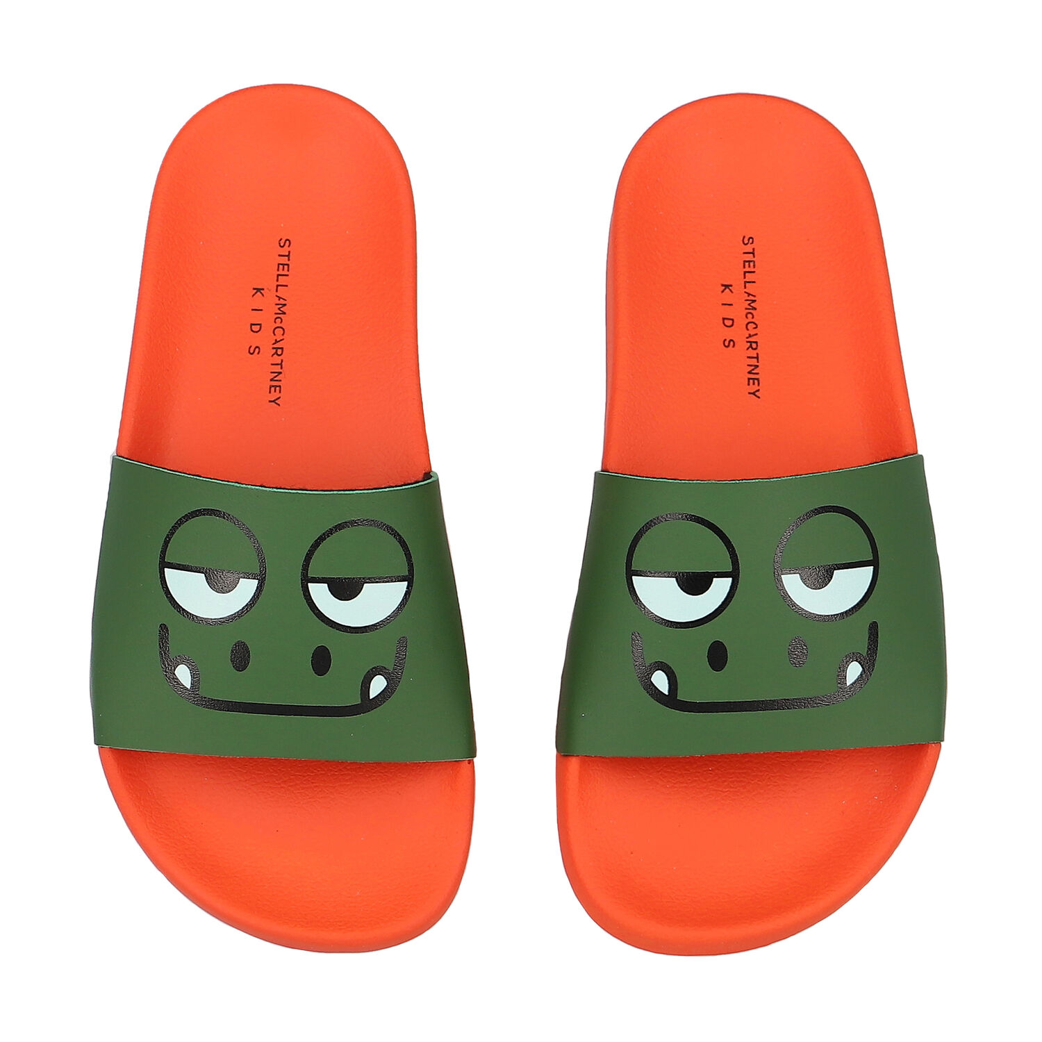 سلايدر أولاد باللون الأخضر والبرتقالي, 1, hi-res