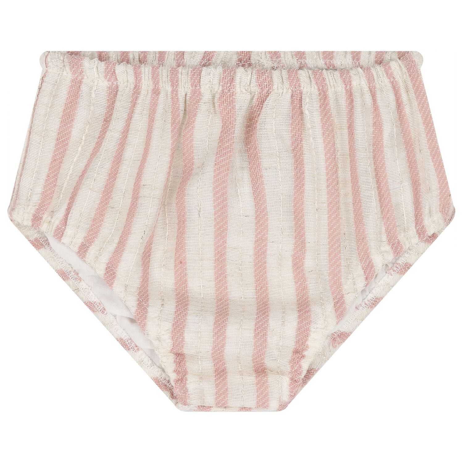 طقم بنات فستان مخطط  باللون  الوردي و الذهبي والبيج , 1, hi-res