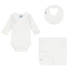 Girls White & Pink Dots Baby Gift Set, 2, hi-res