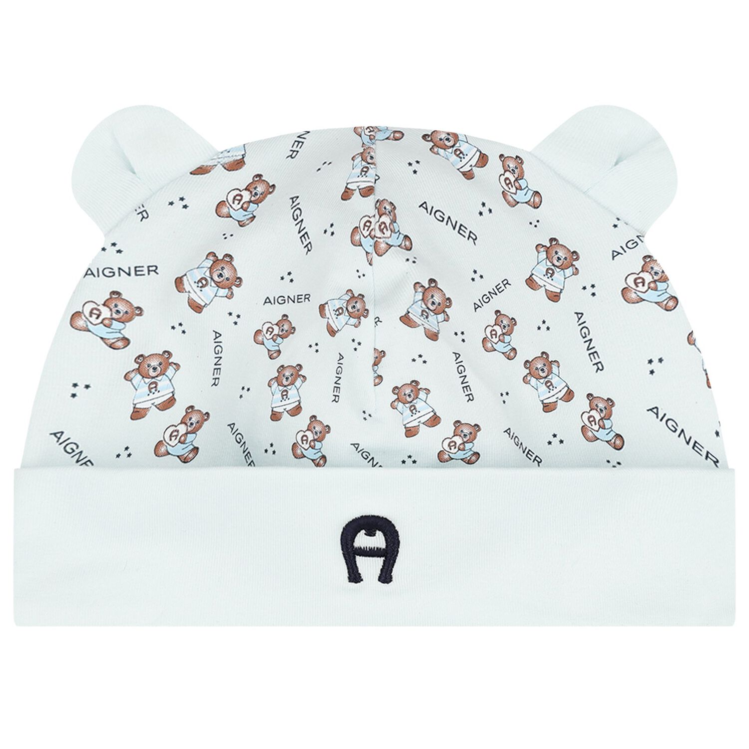 طقم  أفرول أولاد بشعار تيدي باللون الأزرق, 1, hi-res