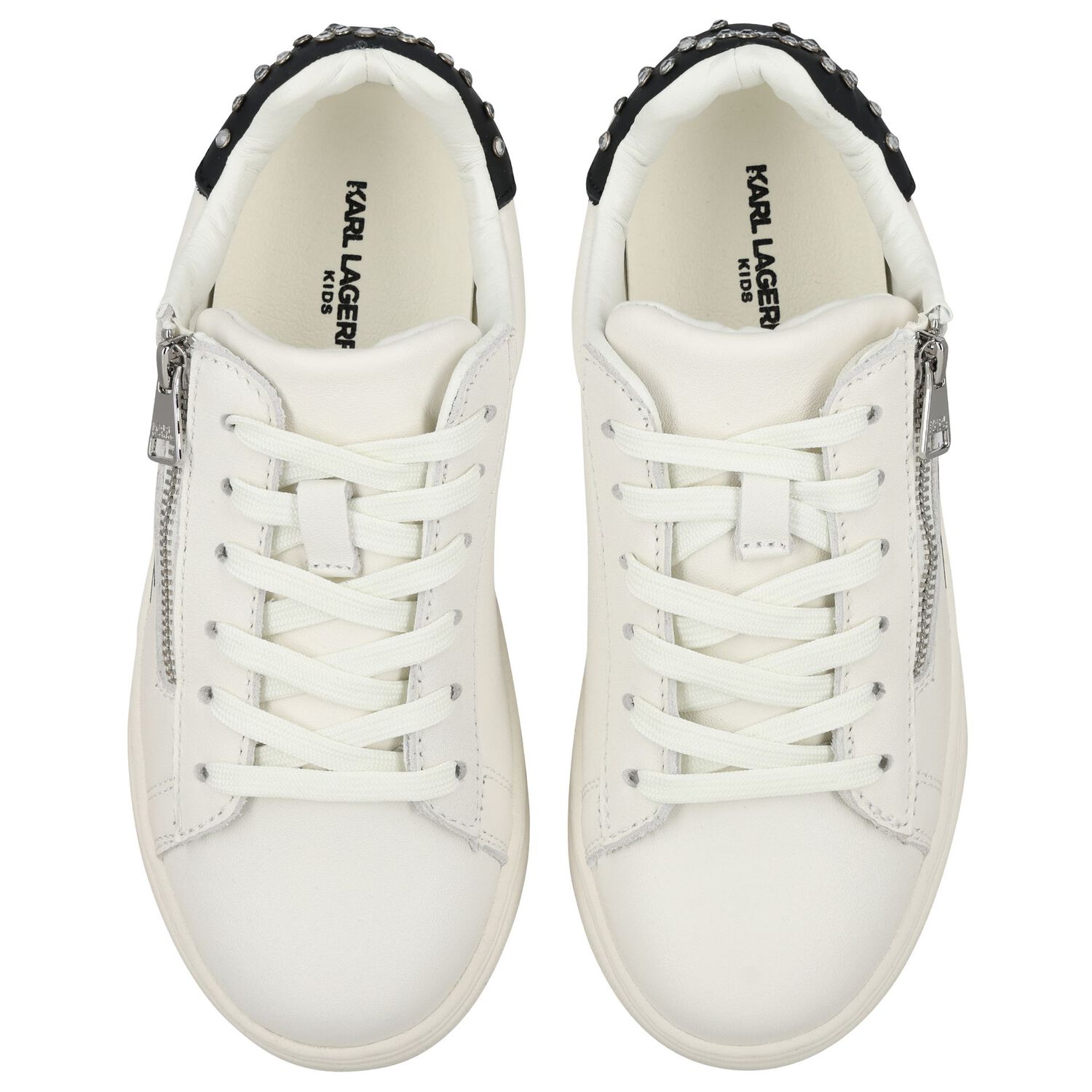 Girls Mini Me Logo Trainers, 1, hi-res