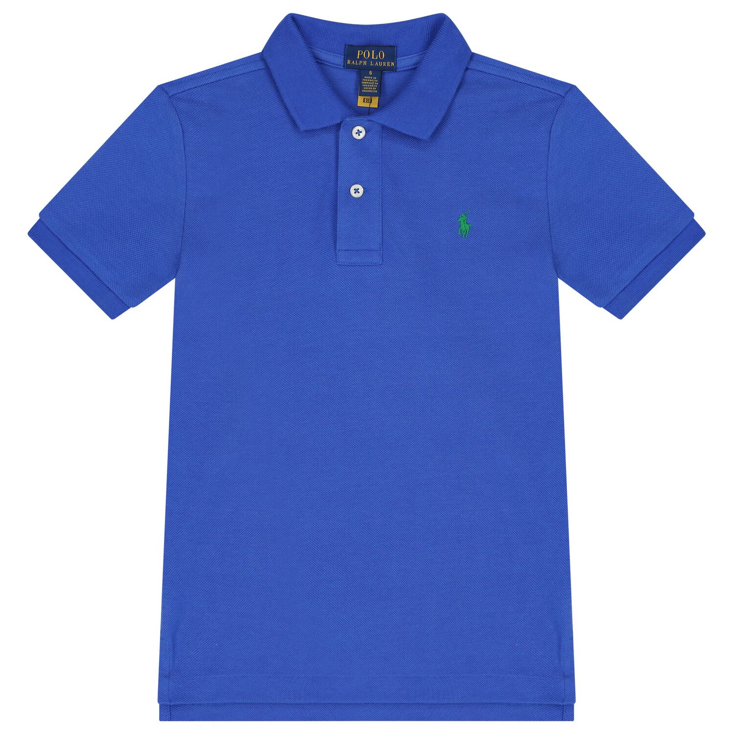 Boys Blue Logo Polo Shirt, 1, hi-res image number null