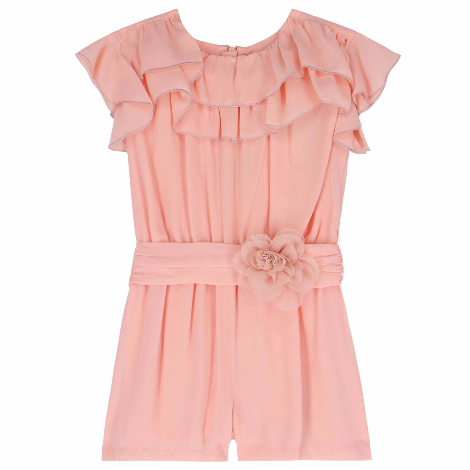 Girls Pink Playsuit, 2, hi-res image number null