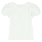 طقم تنورة بطبعة الزهور باللون الأبيض و الوردي, 1, hi-res