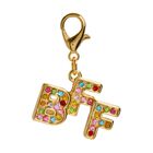 Gilrs Gold Rhinestone BFF Charm, 1, hi-res