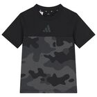 Boys Black Camoflauge T-Shirt, 1, hi-res