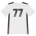 قميص أبيض بشعار للأولاد, 1, hi-res