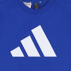 طقم شورت بالشعار باللون الازرق, 1, hi-res