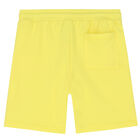 Boys Yellow Cotton Shorts, 5, hi-res