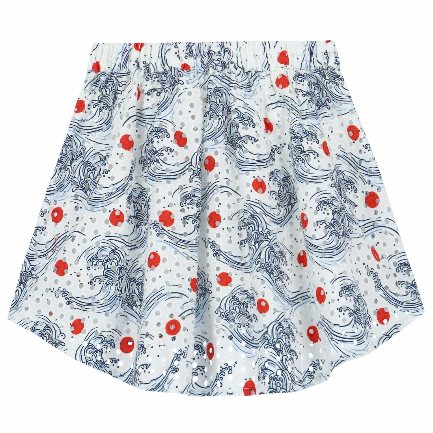 Girls White Logo Skirt, 1, hi-res image number null