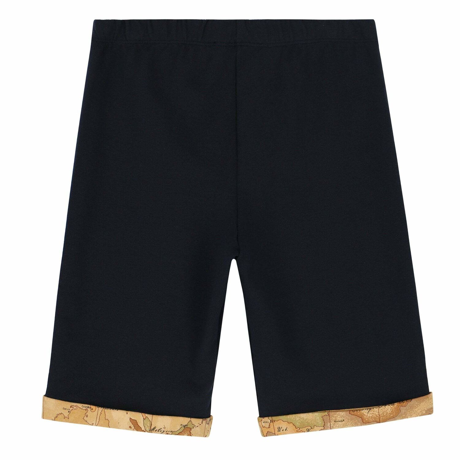 Boys Navy Blue Logo Shorts, 1, hi-res