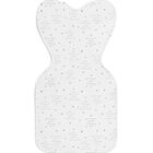 White & Grey Logo Baby Swaddle Up, 1, hi-res