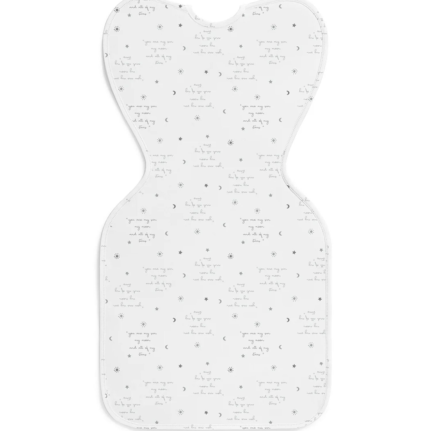 White & Grey Logo Baby Swaddle Up, 1, hi-res