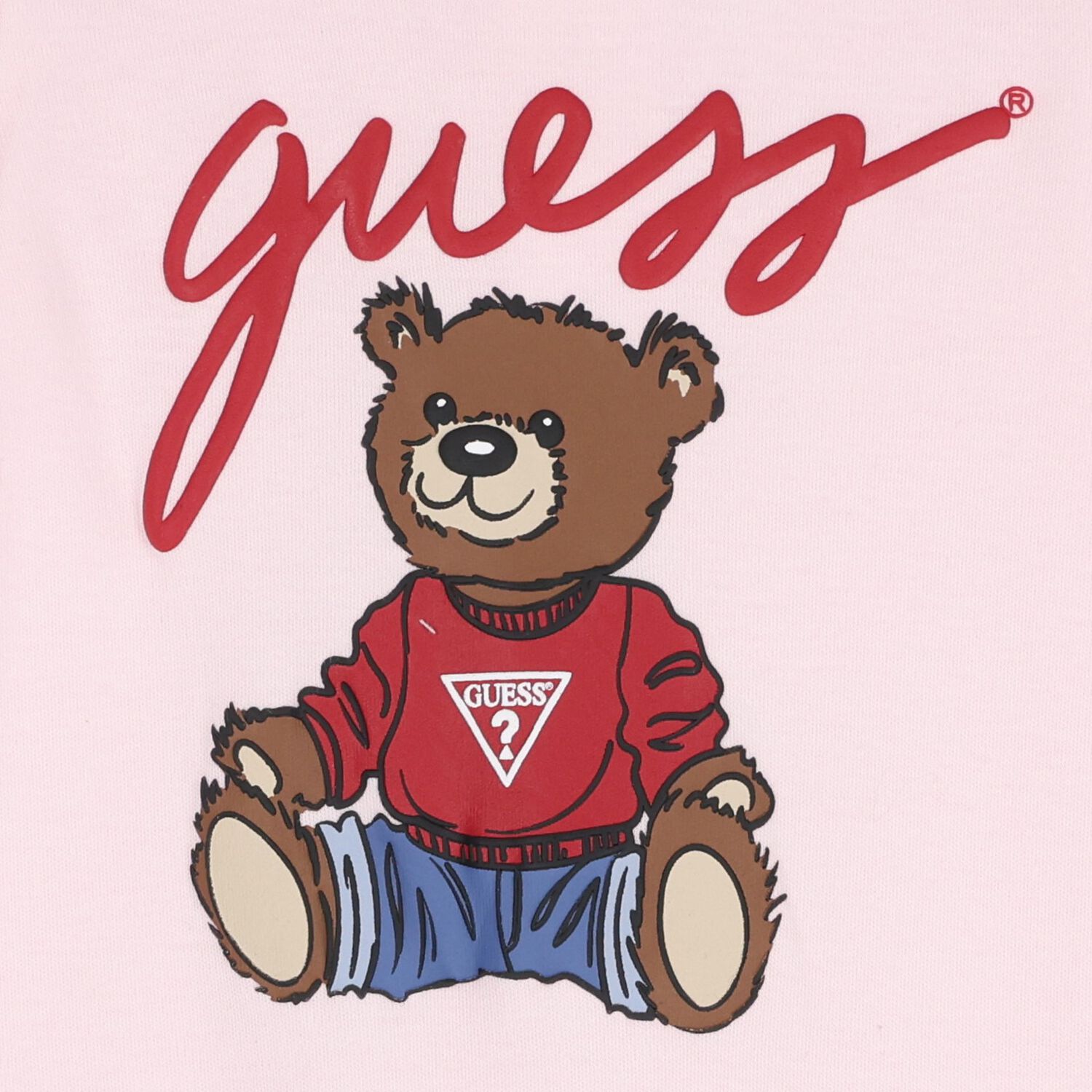 ملابس أطفال بناتي على شكل دب وردي, 2, hi-res