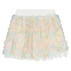 Girls Pink Flower Tulle Skirt, 1, hi-res