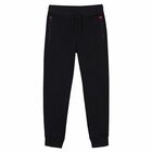 بنطلون رياضى باللون الاسود للاولاد, 1, hi-res