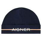 قبعة بالشعار باللون الكحلي, 2, hi-res