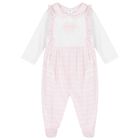 Baby Girls Pink Zig Zag Logo Babygrow Gift Set, 1, hi-res