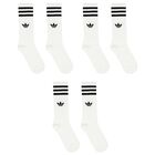 White Logo Socks ( 3-Pack ), 1, hi-res