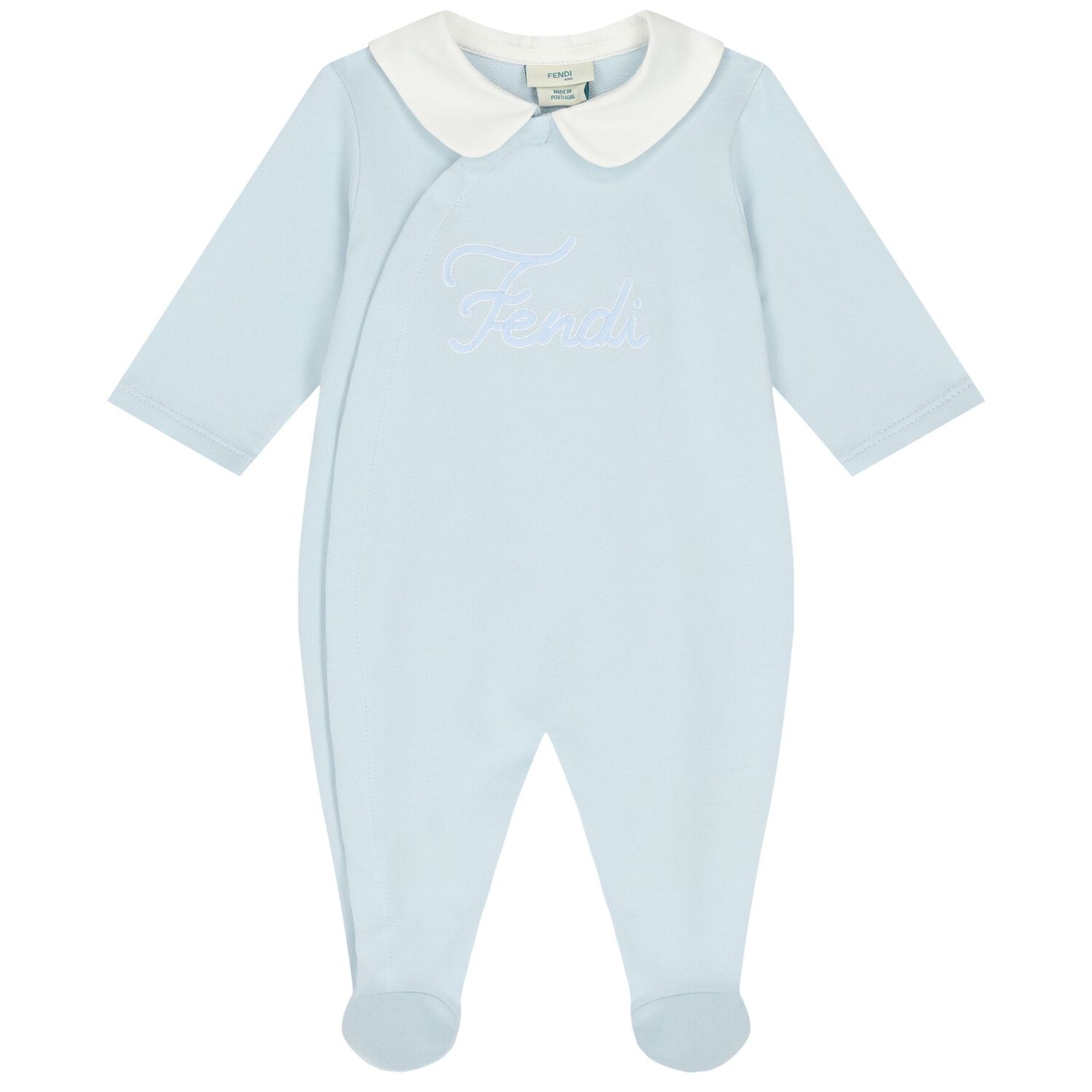 Baby Boys Blue Logo Babygrow Gift Set, 2, hi-res image number null