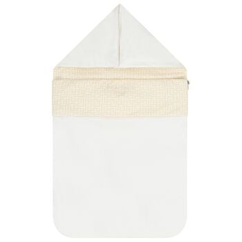 White & Yellow Logo Baby Nest